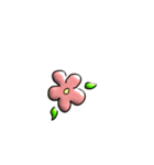 ちょっと艶めく花のスタンプ（個別スタンプ：16）
