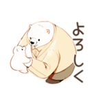 しろくま先輩社員の夏★涼しげ（個別スタンプ：8）