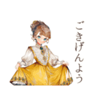 クラシカルレディの上品な日常（個別スタンプ：4）
