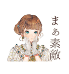 クラシカルレディの上品な日常（個別スタンプ：5）