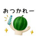 スイカ❤️日常スタンプ（個別スタンプ：1）