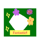 キュートなフレームスタンプ（個別スタンプ：6）