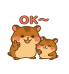 ふわもこ親子ハムスター（個別スタンプ：6）