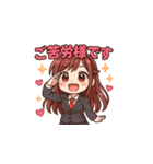 元気ハツラツ！OLあかねちゃん（個別スタンプ：7）