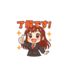 元気ハツラツ！OLあかねちゃん（個別スタンプ：14）