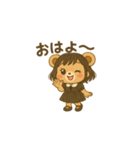 クマのOL女子[ゆいね]（個別スタンプ：4）