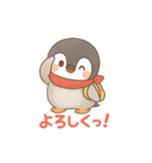 ふわふわペンギンのぺんたんスタンプ（個別スタンプ：3）