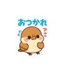かわいい雀のイラスト（個別スタンプ：7）