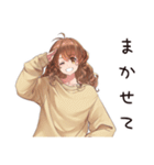 マイペース女子の夏♡ゆるり編（個別スタンプ：40）