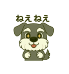 シュナウザーの日常。第二弾。（個別スタンプ：9）