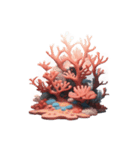 【スタンプアレンジ用】サンゴ礁（個別スタンプ：10）