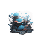 【スタンプアレンジ用】サンゴ礁（個別スタンプ：27）