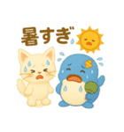 今日もなかよしあきとくじら（個別スタンプ：21）