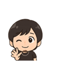 顎髭男性のスタンプ 台詞あり（個別スタンプ：1）