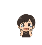 顎髭男性のスタンプ 台詞あり（個別スタンプ：4）