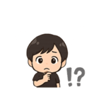 顎髭男性のスタンプ 台詞あり（個別スタンプ：7）