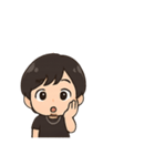顎髭男性のスタンプ 台詞あり（個別スタンプ：12）
