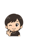 顎髭男性のスタンプ 台詞あり（個別スタンプ：18）