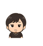 顎髭男性のスタンプ 台詞あり（個別スタンプ：20）