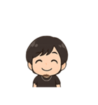 顎髭男性のスタンプ 台詞あり（個別スタンプ：21）