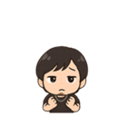 顎髭男性のスタンプ 台詞あり（個別スタンプ：24）