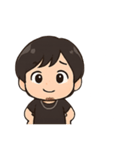 顎髭男性のスタンプ 台詞あり（個別スタンプ：27）