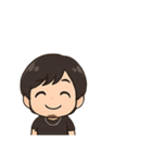顎髭男性のスタンプ 台詞あり（個別スタンプ：34）
