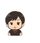 顎髭男性のスタンプ 台詞あり（個別スタンプ：37）