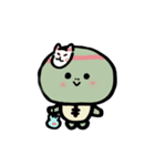 夏だよ全員集合！猫と亀のゆるスタンプ（個別スタンプ：2）