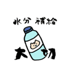 夏だよ全員集合！猫と亀のゆるスタンプ（個別スタンプ：38）