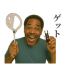 夏を感じる黒人（個別スタンプ：11）