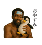 夏を感じる黒人（個別スタンプ：31）