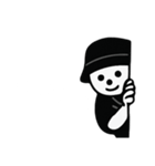 しろいまるいやつ 英語ver（個別スタンプ：5）