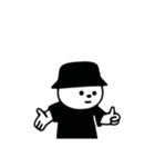 しろいまるいやつ 英語ver（個別スタンプ：7）