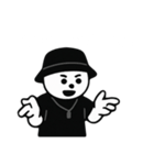 しろいまるいやつ 英語ver（個別スタンプ：8）