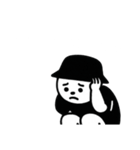 しろいまるいやつ 英語ver（個別スタンプ：10）