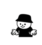 しろいまるいやつ 英語ver（個別スタンプ：11）