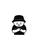 しろいまるいやつ 英語ver（個別スタンプ：17）