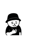 しろいまるいやつ 英語ver（個別スタンプ：18）