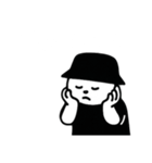 しろいまるいやつ 英語ver（個別スタンプ：28）