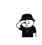 しろいまるいやつ 英語ver（個別スタンプ：32）