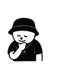 しろいまるいやつ 英語ver（個別スタンプ：34）