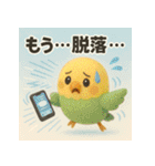 スマホはじめました★インコ★40（個別スタンプ：19）
