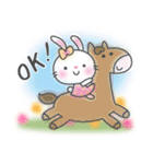 メルヘンうさぎ4(いつものあいさつ)（個別スタンプ：14）