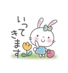 メルヘンうさぎ4(いつものあいさつ)（個別スタンプ：25）