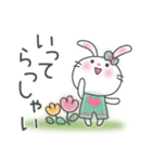 メルヘンうさぎ4(いつものあいさつ)（個別スタンプ：26）