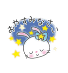 メルヘンうさぎ4(いつものあいさつ)（個別スタンプ：36）