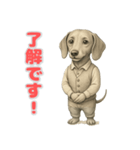 M.ダックスフンドの喜怒哀楽スタンプ1（個別スタンプ：15）