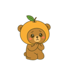 みかんくまくん【毎日スタンプ】（個別スタンプ：5）