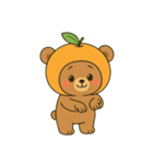 みかんくまくん【毎日スタンプ】（個別スタンプ：6）
